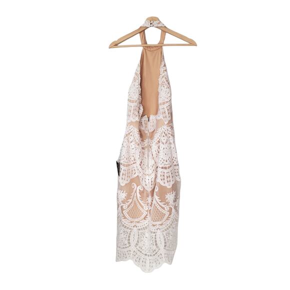 Lulu's White Lace Midi Dress - Picture 2 of 12